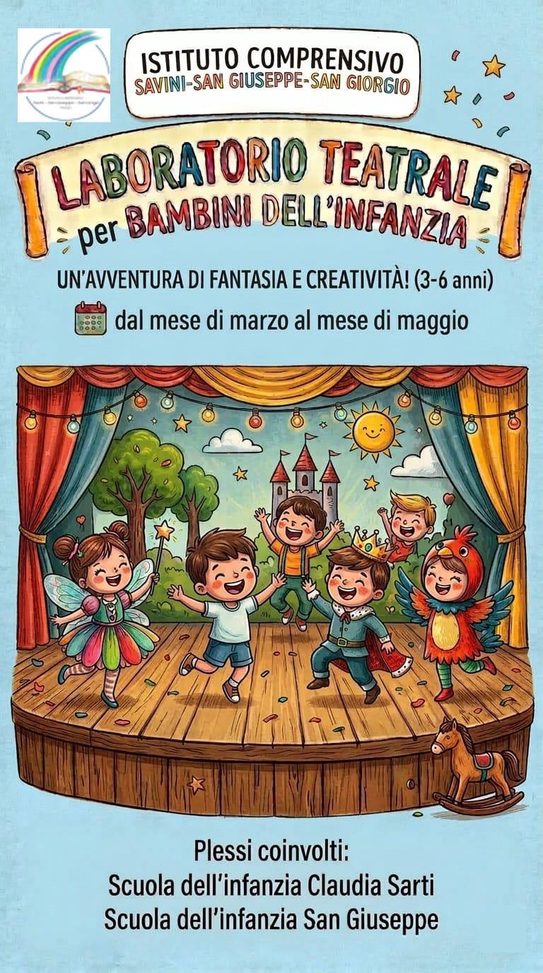 Laboratorio di teatro nelle scuole dell'infanzia Sarti e San Giuseppe